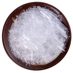 薄荷冰 薄荷脑晶体 中药材药用食用醒脑薄荷醇100克包邮另售冰片