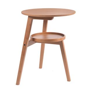 祥福山田边几中式现代家用阳台迷你简约小书桌电脑桌茶桌双层茶几