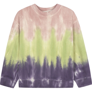 江南布衣童装休闲套头卫衣扎染宽松舒适秋男女童儿童jnbybyjnby