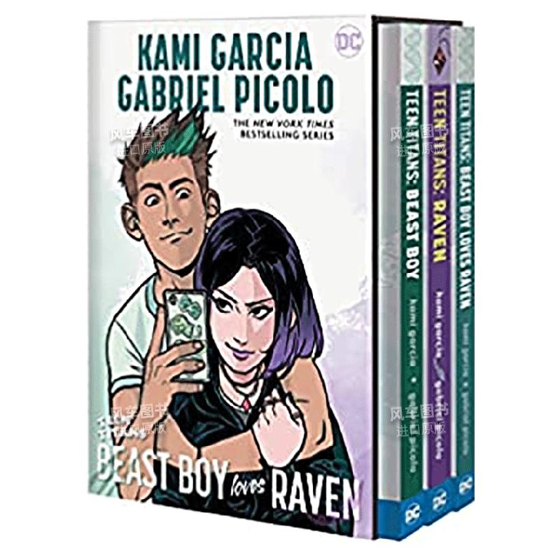 【现货】【DC Comics】少年泰坦:乌鸦和野兽小子以及他们俩相爱的故事 盒装3册英文儿童漫画进口原版外版书精装3-6周岁Teen Tita