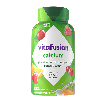 vitafusion美肤奶味补钙胶原蛋白
