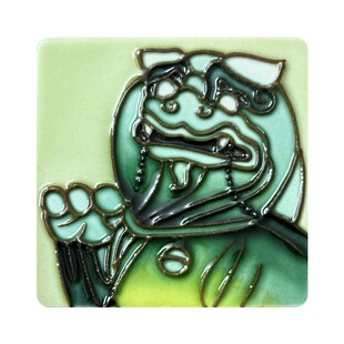 龙门石窟狮子像唐三彩陶瓷国风冰箱贴遗失的国宝波士顿博物馆礼物