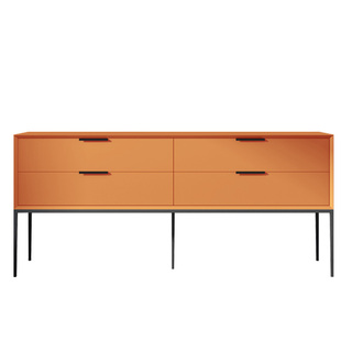 烤漆斗柜意式极简轻奢简约现代卧室储物客厅实木餐边柜抽屉储物柜