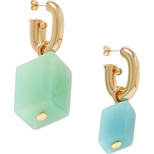 【折扣】Paco  Rabanne 春女树脂金色金属耳环