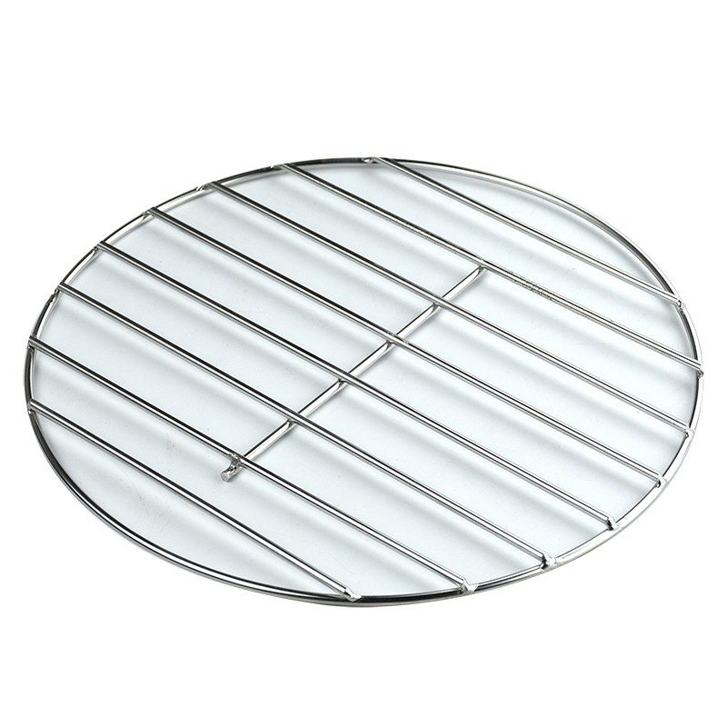 围炉煮茶加粗圆形不锈钢烧烤网片网蒸锅烤肉烧烤篦子圆烤网烤加厚