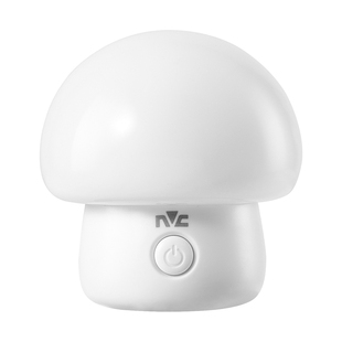 雷士照明插电系列小夜灯奶油蘑菇造型节能无蓝光3C认证卧室床头灯