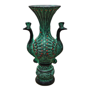 博物馆青铜器仿古摆件怀旧小件鼎酒爵何尊马踏飞燕三星堆纪念品