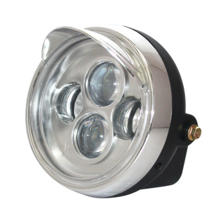 电动三轮车大灯总成超亮led大灯电瓶车摩托车前照灯强光12v-80v通