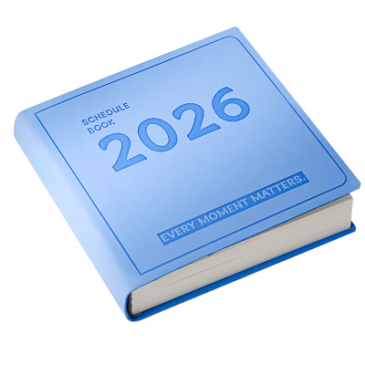 2026年新款随身日程本每日计划本便携工作日历记事本p人迷你口袋本加厚笔记本小本子儿童一日一页26年