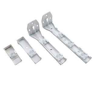 窗帘轨道固定配件支架直弯轨墙装顶装码侧装单轨双轨三轨安装卡扣