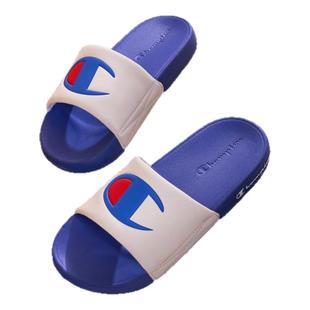 Champion冠军童鞋25夏季新款男女大小童居家运动LOGO标沙滩凉拖鞋