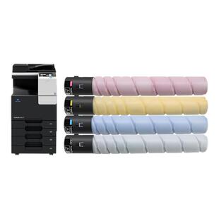 申色适用柯尼卡美能达TN324粉盒柯美C308/C368复印机墨粉震旦ADC307/C367/C455/C456/C555碳粉ADT307墨盒彩色