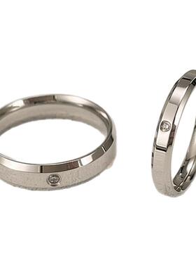 大码食指镶钻戒指男配饰ins潮