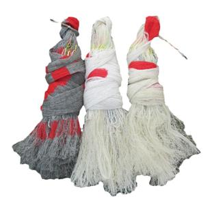 8编双扣大力马线纯手工撒网伦网旋网传统老式撒网鱼网捕鱼渔网