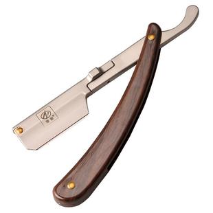 强能老式可折叠剃头刀修面刮脸刀剃须刀理发店手动刀片式修眉神器