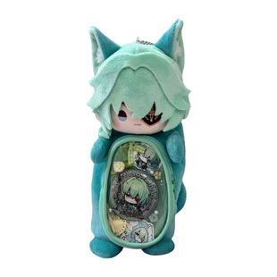 崩坏星穹铁道万敌那刻夏动漫周边毛绒文具盒玩偶挂件透明吧唧笔袋