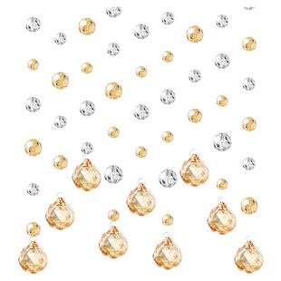 珠帘水晶门帘客厅隔断帘家用过道玄关餐厅门帘挂饰轻奢免打孔新款