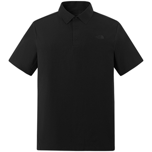 北面男Elite凉感速干衣短袖POLO衫户外透气TheNorthFace|8BYN