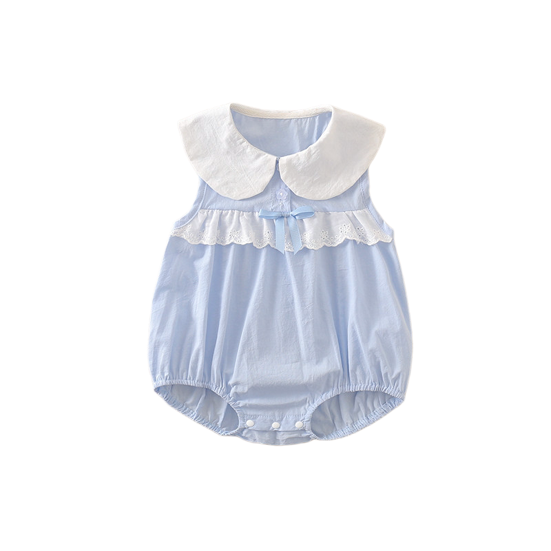 【2折专区】折扣店撤柜  女宝夏季衣服连体衣无袖薄款小月龄穿搭