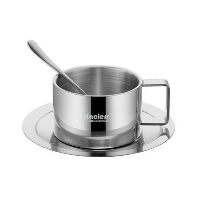 Kacierr双层304不锈钢欧尚咖啡杯