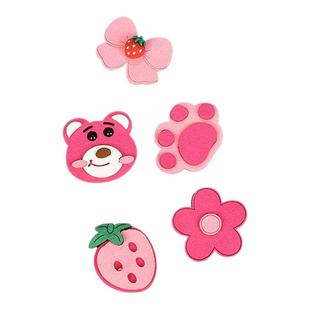 日本进口婴儿魔术贴可爱宝宝发帖女童刘海贴头饰卡通发饰女孩发饰