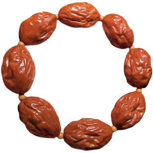 天然保真橄榄核手串大枣子早生贵子小枣丰收男女文玩佛珠手链核雕