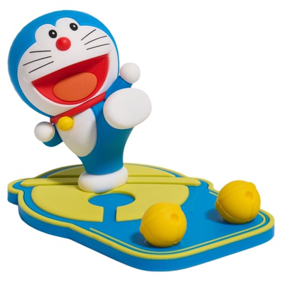 「哆啦萌趣」正版哆啦A梦叮当猫懒人手机支架工位桌面解压小摆件