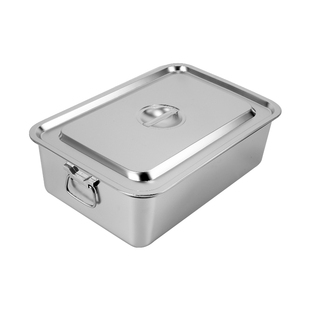 不锈钢米桶长方形家用四方桶10斤面粉米缸带盖20斤防虫防潮储米箱