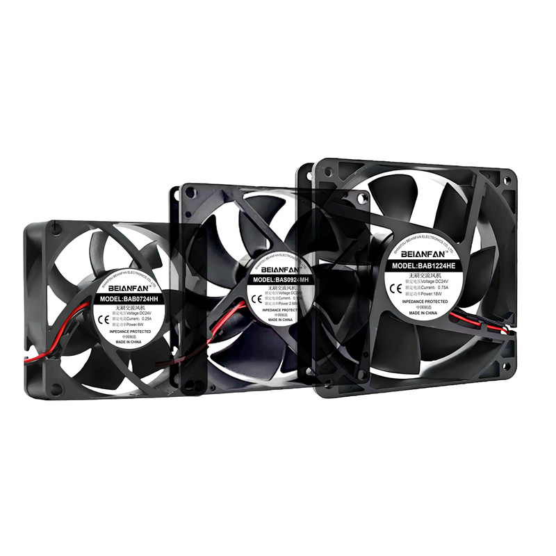 工业电焊机AC220V380V散热风扇机箱机柜控制柜配电箱静音轴流风机