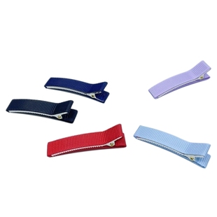 包罗纹双叉发夹 儿童自制发夹发饰diy材料手工发卡饰品边夹鸭嘴夹