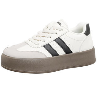 回力厚底德训鞋女款2026春季新款百搭加绒鞋子小白鞋经典板鞋女鞋