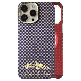 PARKA适用苹果16Pro新款手机壳凯夫拉日出金山16ProMax芳纶纤维超轻超薄保护壳15Promax蚀刻Magsafe保护套