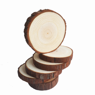 花店营业木质牌子定制激光雕刻田园日系韩系创意圆木片6.1儿童节