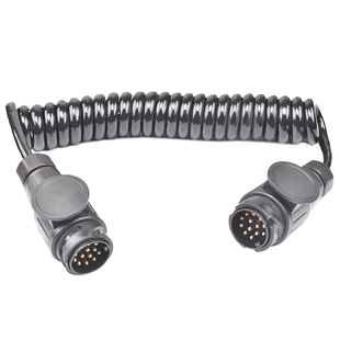 通用欧式7针13针拖车插座插头线束汽车尾灯灯光同步转换线改装件