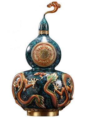 全铜葫芦客厅摆件新中式乔迁礼品