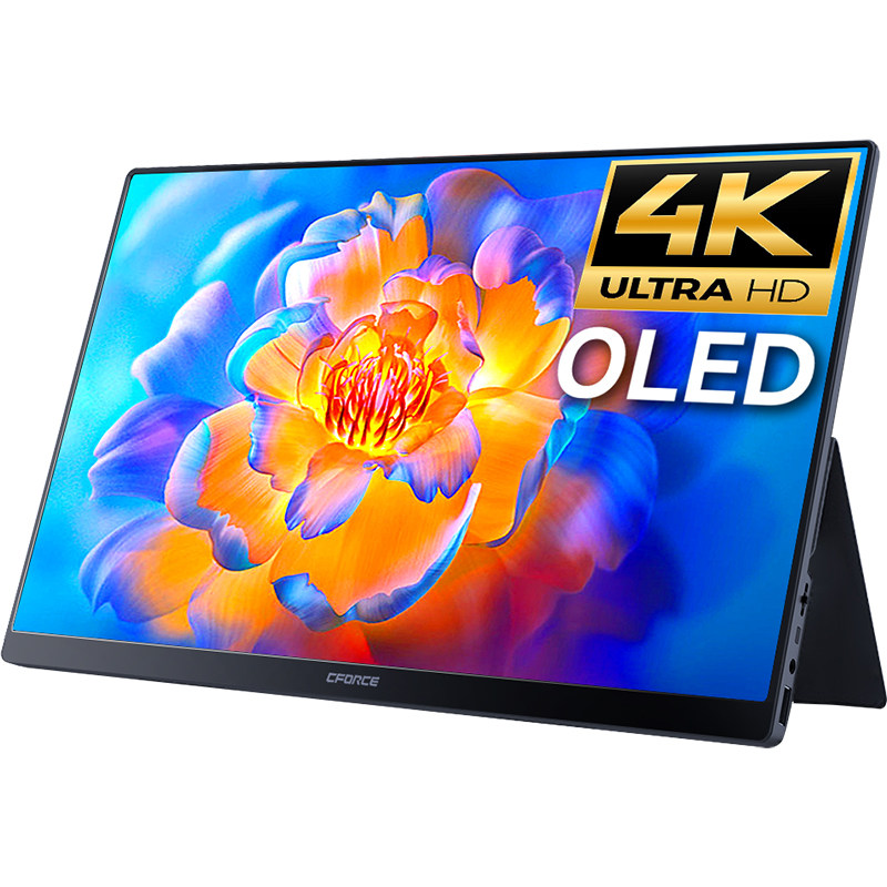 CFORCE便携显示器OLED显示屏4K外接PS5/switch便携屏幕笔记本副屏_虎窝淘