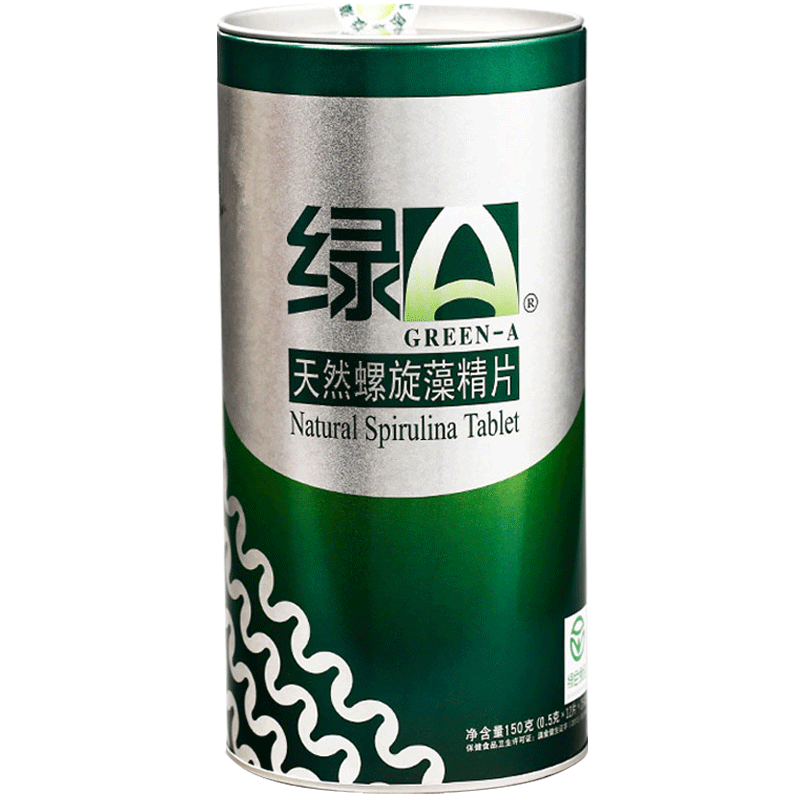 600粒绿A天然螺旋藻片正品