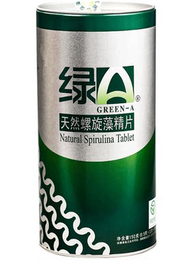 600粒绿A天然螺旋藻片正品