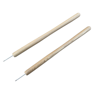 新款滑冰车冰锥加粗冰爬犁实心冰钎子成人儿童实木柄冰签结实耐用