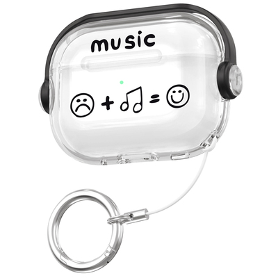 适用苹果耳机保护套airpodspro2卡通耳机壳2024新款airpods4高级感小众耳机套airpodspro3耳机壳4代软壳防丢