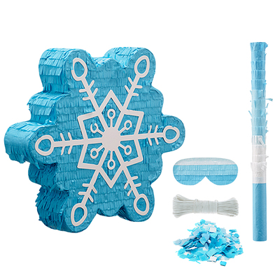 冰雪奇缘雪花皮纳塔主题派对