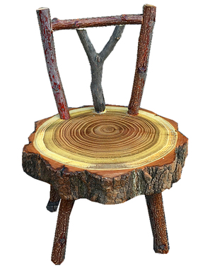 创意微型椅子实木复古摆件道具