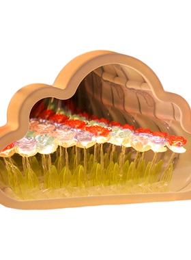 520情人节云朵玫瑰花小夜灯女生