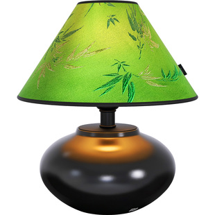 台灯卧室床头灯新中式侘寂风宋氏美学复古简约设计师灯景德镇陶瓷