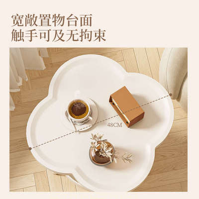 风边几可移动小桌子家用侧边柜客厅小茶几床头置物架桌面台面滑轮