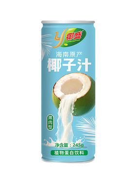 海南椰盛椰子汁245gX24罐