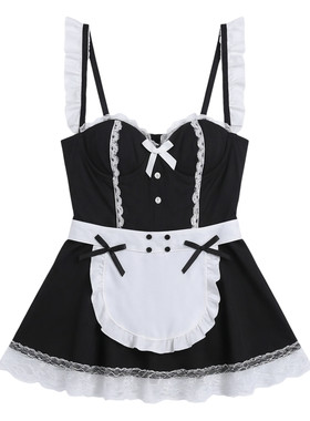 2026新款纯欲女仆制服睡裙套装