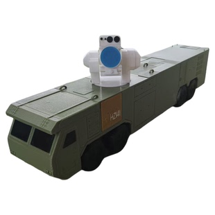 舰载激光武器运输车模型 阅兵仿真 航模军迷桌面玩具