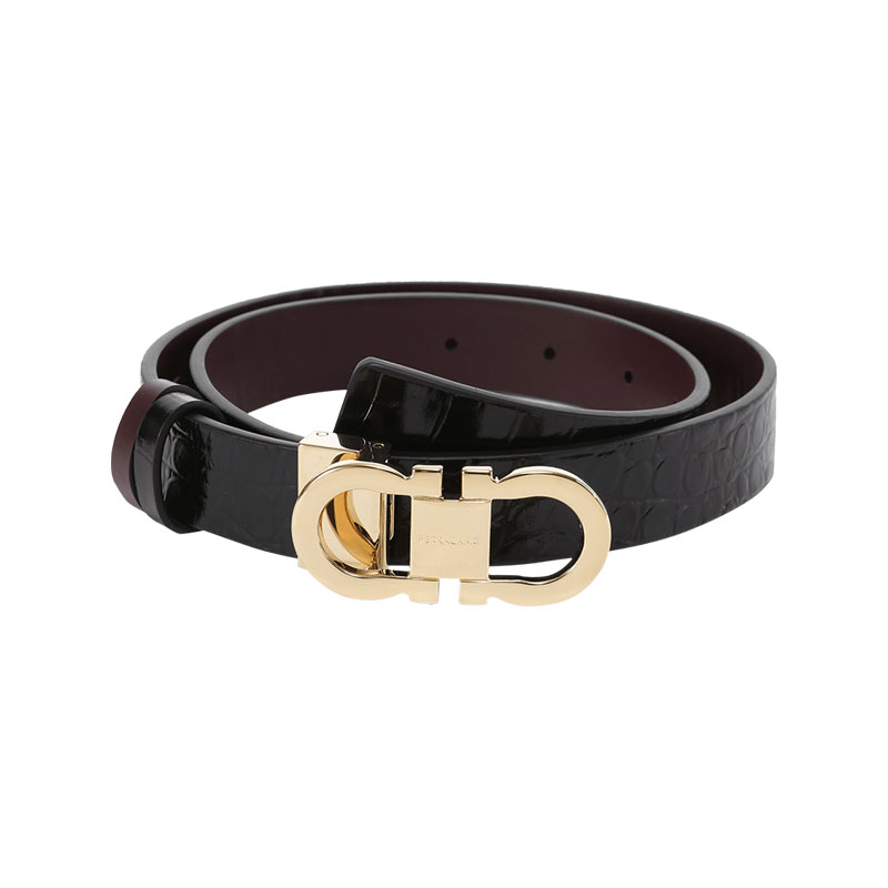 Ferragamo可裁剪窄版皮带腰带