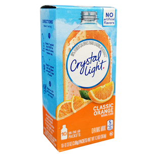 美国Crystal Light Lemonade Drink Mix无加糖维他命柠檬饮料粉